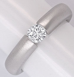 Foto 1 - Brillant-Diamant-Spann Ring 0,40 ct River 18K Weißgold, S5847